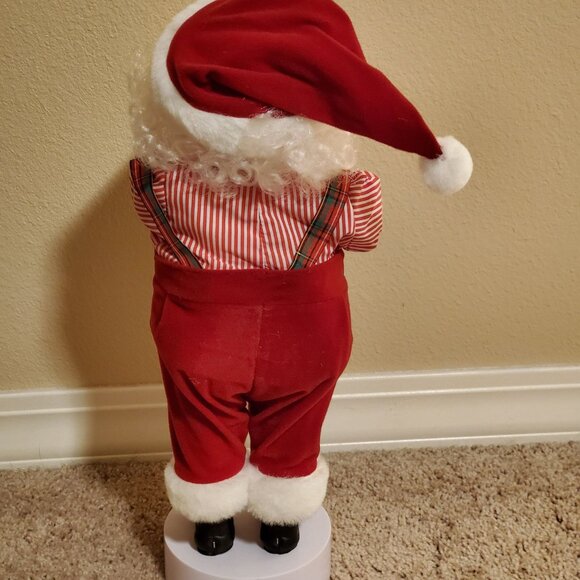 Vintage Holiday Time Musical and Illuminated Animated Figure Santa Claus - Picture 5 of 11